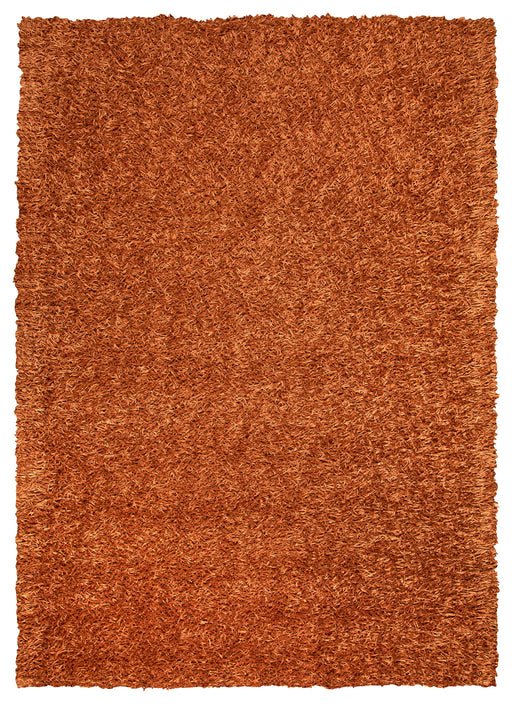 Rizzy Home Kempton KM2309 Orange Solid Area Rug