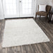 Rizzy Home Kempton KM2314 White Solid Area Rug