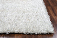 Rizzy Home Kempton KM2314 White Solid Area Rug