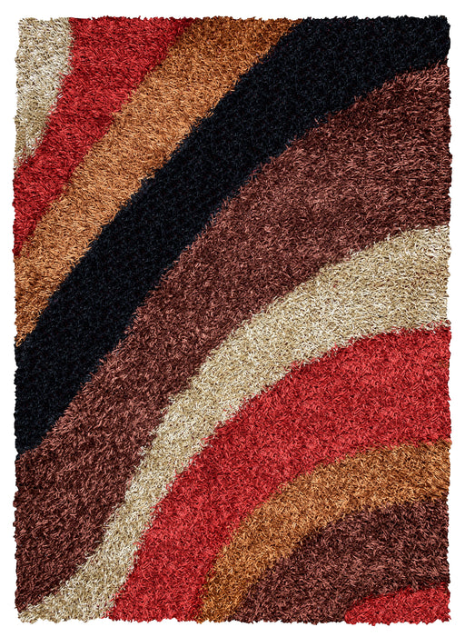 Rizzy Home Kempton KM2322 Multi-Colored Stripe Area Rug