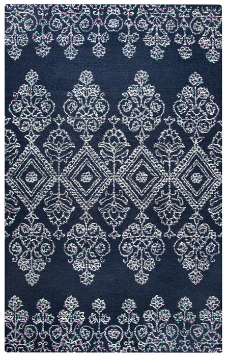 Rizzy Home Legacy LE497A Ivory Navy Area Rug