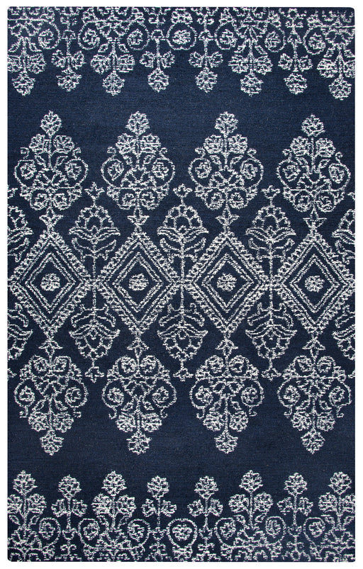 Rizzy Home Legacy LE497A Ivory Navy Area Rug
