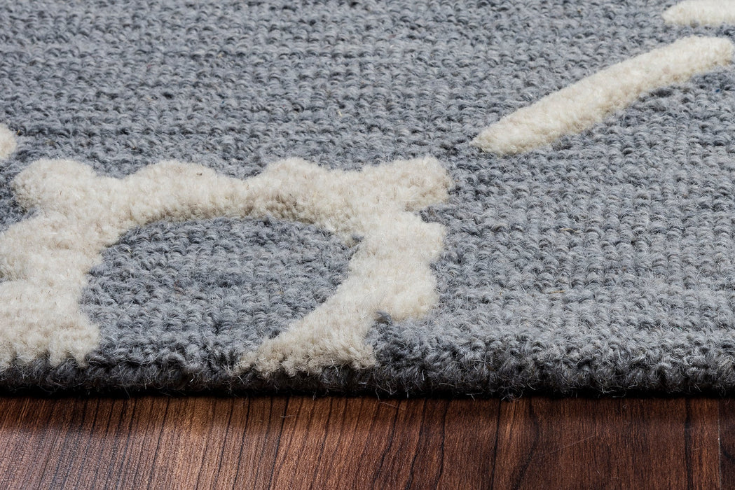 Rizzy Home Luniccia LI9483 Light Blue Print Area Rug