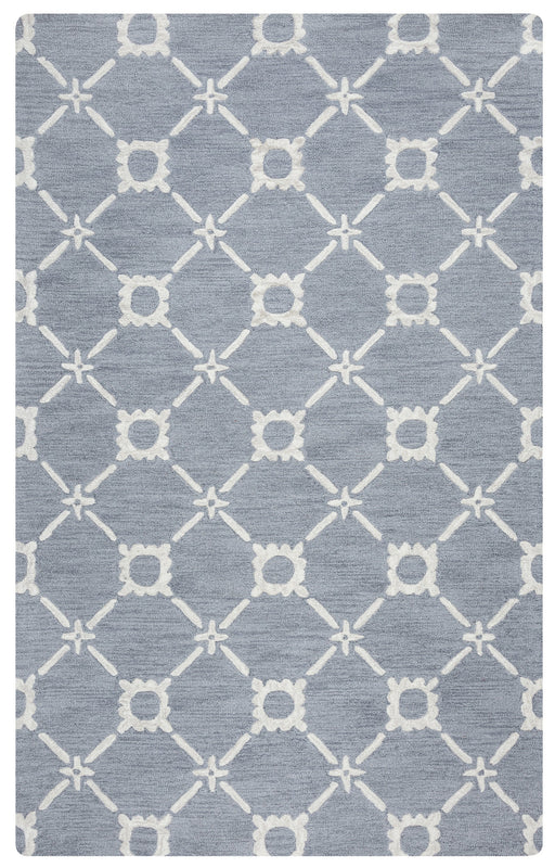 Rizzy Home Luniccia LI9483 Light Blue Print Area Rug