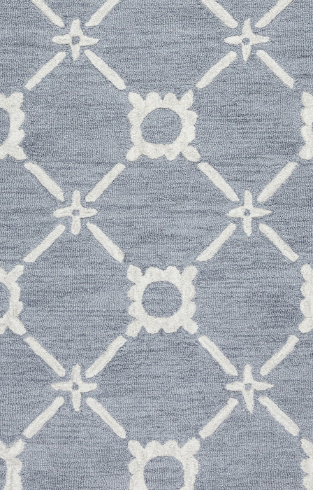 Rizzy Home Luniccia LI9483 Light Blue Print Area Rug