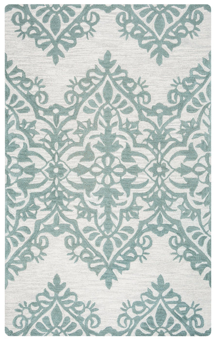 Rizzy Home Luniccia LI9514 Green/Grey Ornamental Area Rug