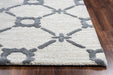 Rizzy Home Luniccia LI9515 Gray Print Area Rug