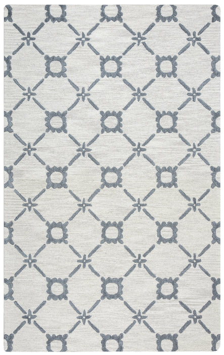 Rizzy Home Luniccia LI9515 Gray Print Area Rug