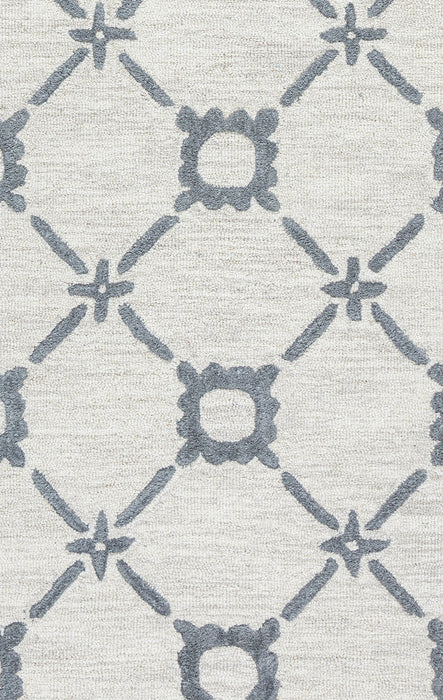 Rizzy Home Luniccia LI9515 Gray Print Area Rug