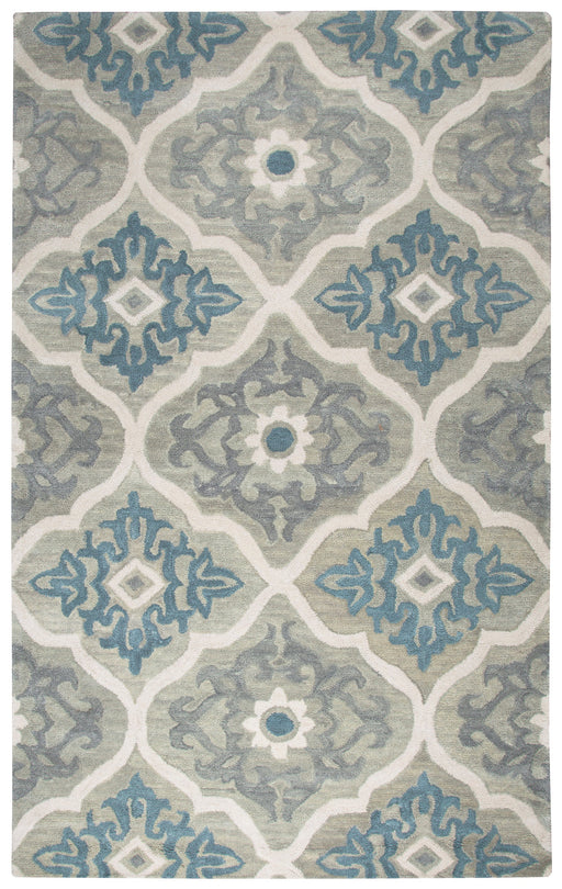Rizzy Home Leone LO007A Gray Medallion Area Rug