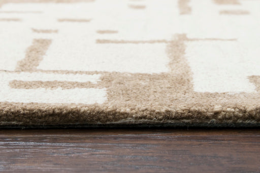 Rizzy Home Leone LO144A Brown Block Area Rug