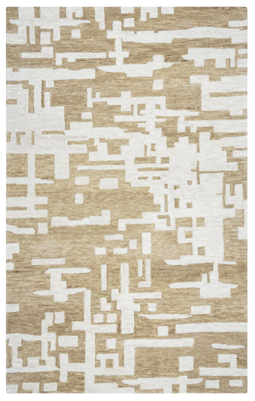 Rizzy Home Leone LO144A Brown Block Area Rug