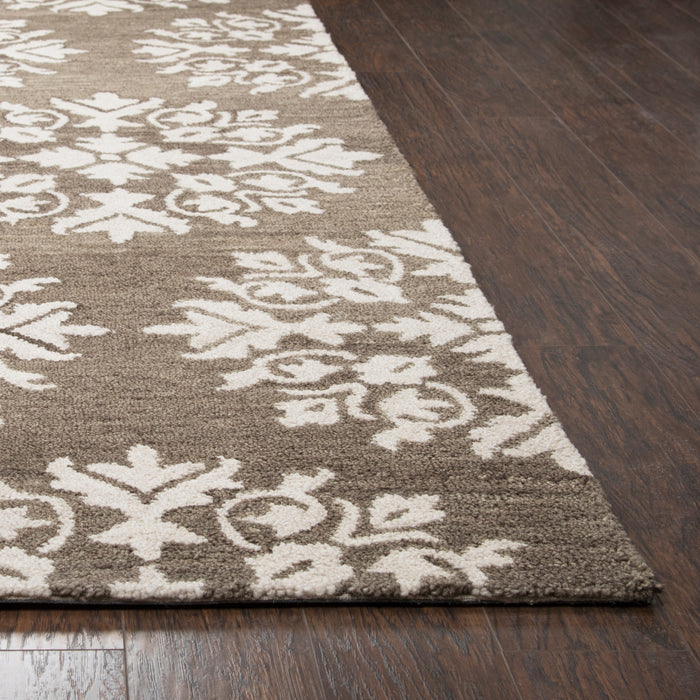 Rizzy Home Leone LO307A Brown Medallion Area Rug