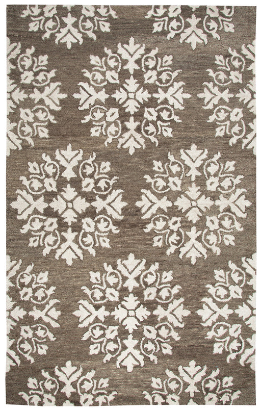 Rizzy Home Leone LO307A Brown Medallion Area Rug