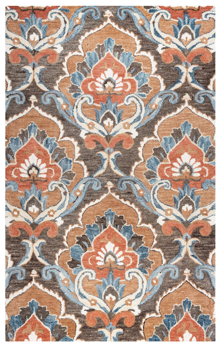 Rizzy Home Leone LO9982 Brown Medallion Area Rug
