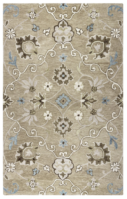 Rizzy Home Leone LO9989 Mocha Traditional Motifs Area Rug