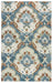 Rizzy Home Leone LO9992 Blue Medallion Area Rug
