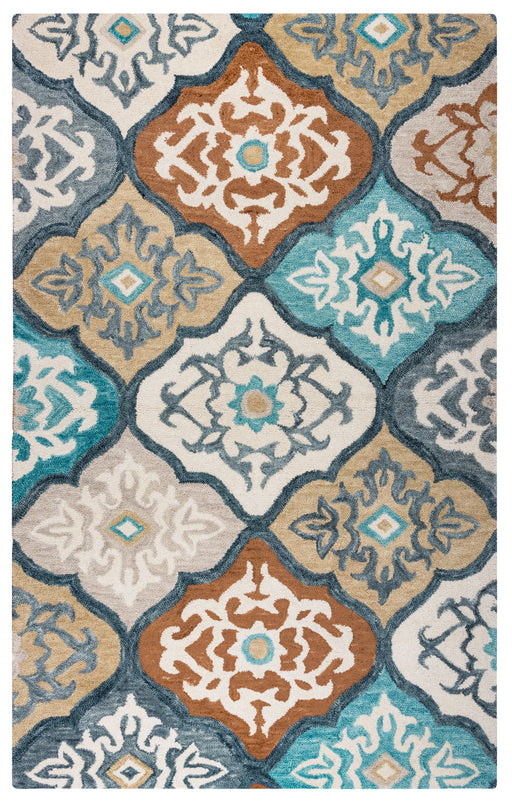 Rizzy Home Leone LO9994 Ivory Medallion Area Rug