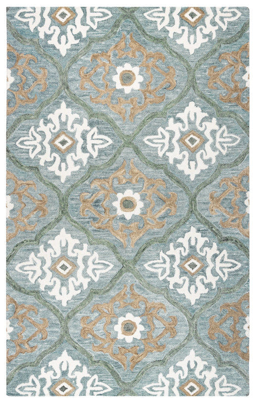 Rizzy Home Leone LO9995 Blue Medallion Area Rug