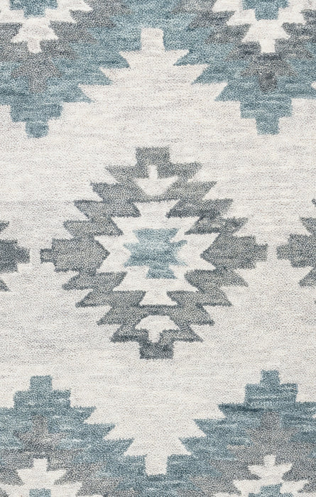 Rizzy Home Leone LO9996 Ivory Southwestern Motifs Area Rug