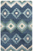 Rizzy Home Leone LO9997 Blue Southwestern Motifs Area Rug