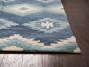 Rizzy Home Leone LO9997 Blue Southwestern Motifs Area Rug
