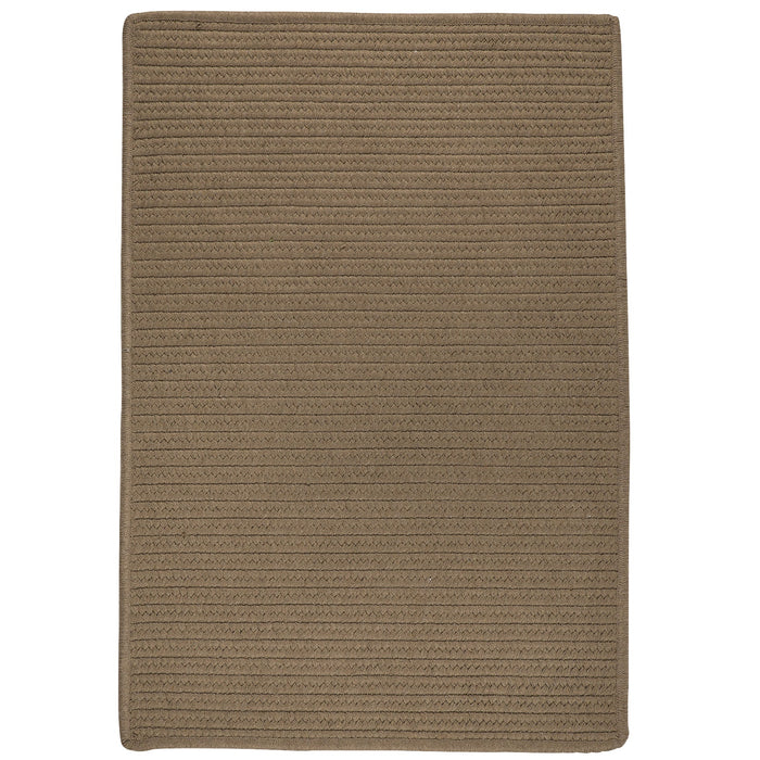 Colonial Mills Sunbrella Solid LS02 Mushroom Sunbrella Area Rug