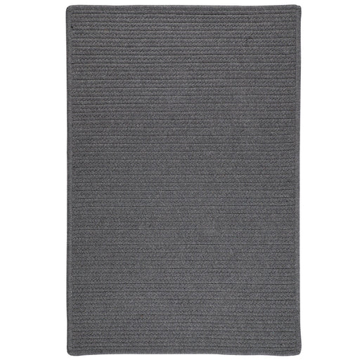 Colonial Mills Sunbrella Solid LS05 Granite Sunbrella Area Rug