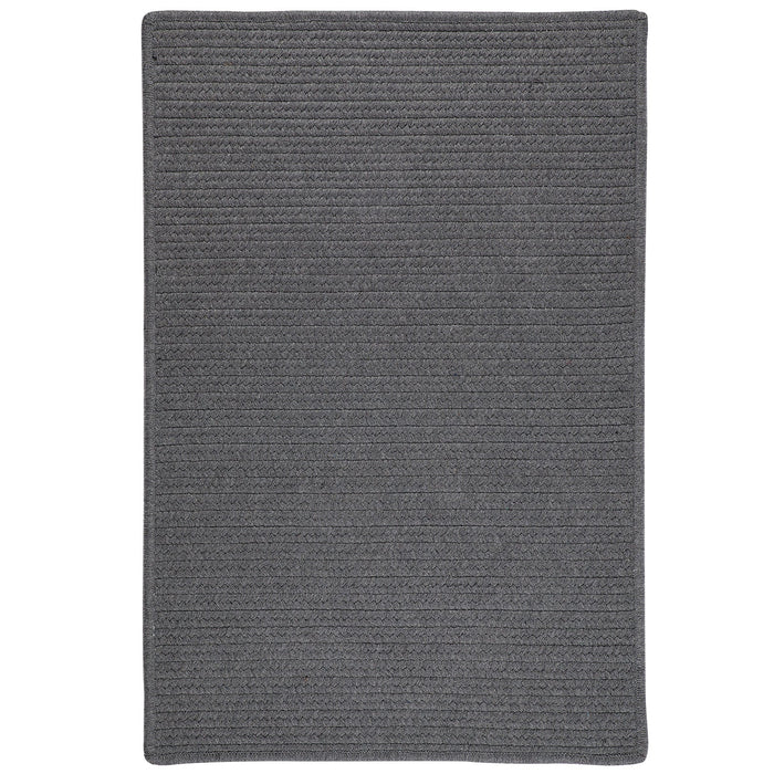 Colonial Mills Sunbrella Solid LS05 Granite Sunbrella Area Rug