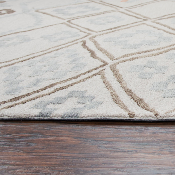 Rizzy Home Lancaster LS375A Gray Geometric/Moroccan Area Rug