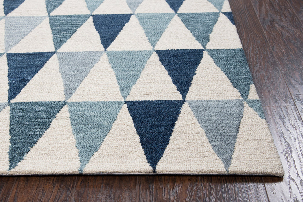 Rizzy Home Lancaster LS679A Ivory Geometric Area Rug