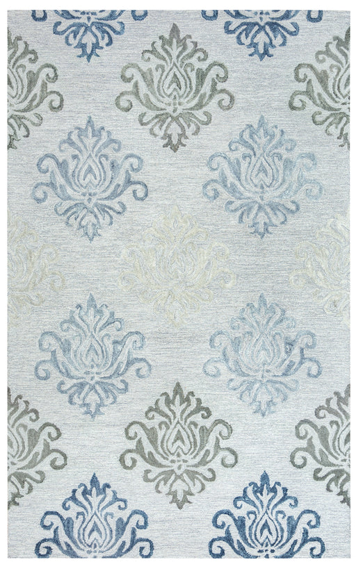 Rizzy Home Lancaster LS9563 Gray Ornamental Area Rug