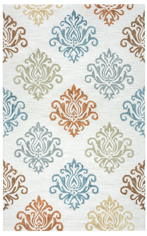 Rizzy Home Lancaster LS9566 Multi-Colored Ornamental Area Rug