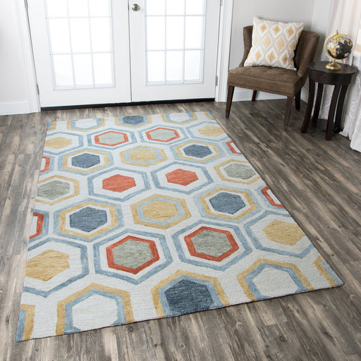 Rizzy Home Lancaster LS9575 Multi-Colored Geometric Area Rug