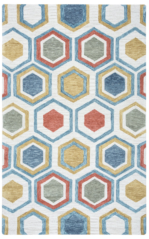 Rizzy Home Lancaster LS9575 Multi-Colored Geometric Area Rug