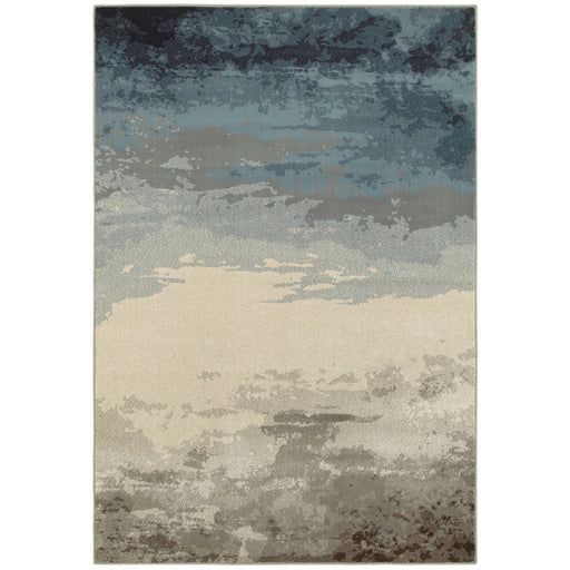 Oriental Weavers Linden Blue/Beige Abstract 7803A Area Rug