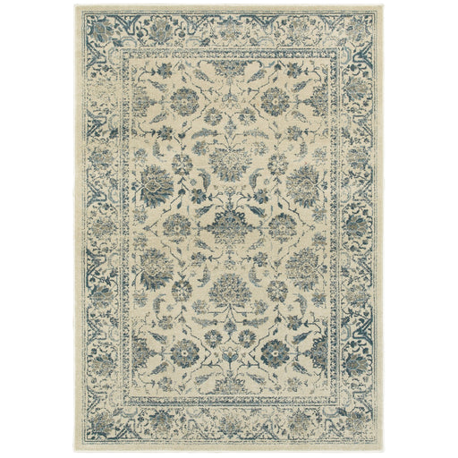 Oriental Weavers Linden Ivory/Blue Oriental 7909A Area Rug