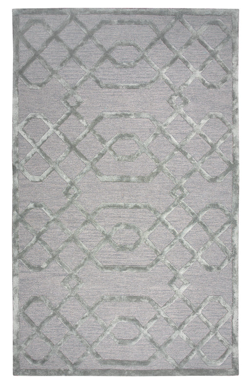 Rizzy Home Monroe ME075A Gray Geometric/Trellis Area Rug