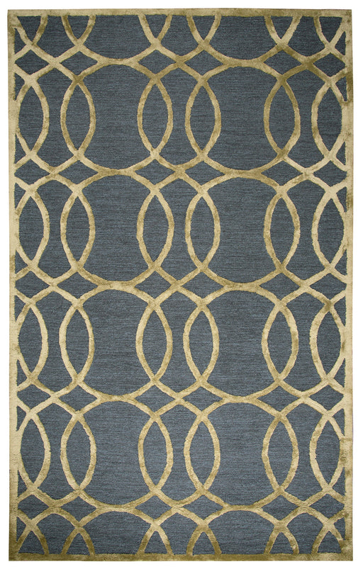 Rizzy Home Monroe ME078A Gray Geometric/Trellis Area Rug