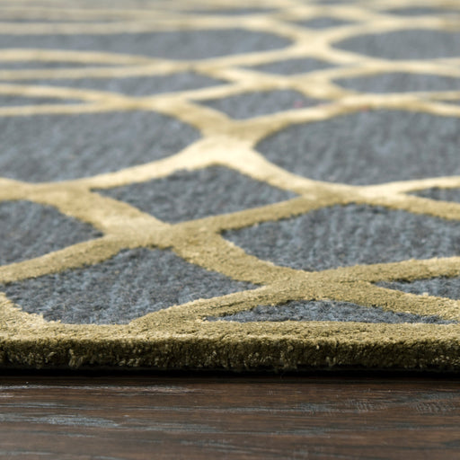 Rizzy Home Monroe ME078A Gray Geometric/Trellis Area Rug