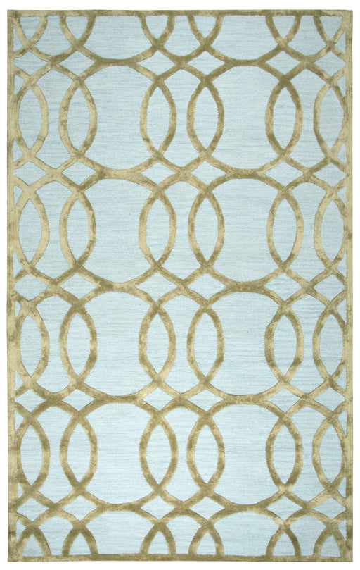 Rizzy Home Monroe ME079A Ivory/Cream Geometric/Trellis Area Rug
