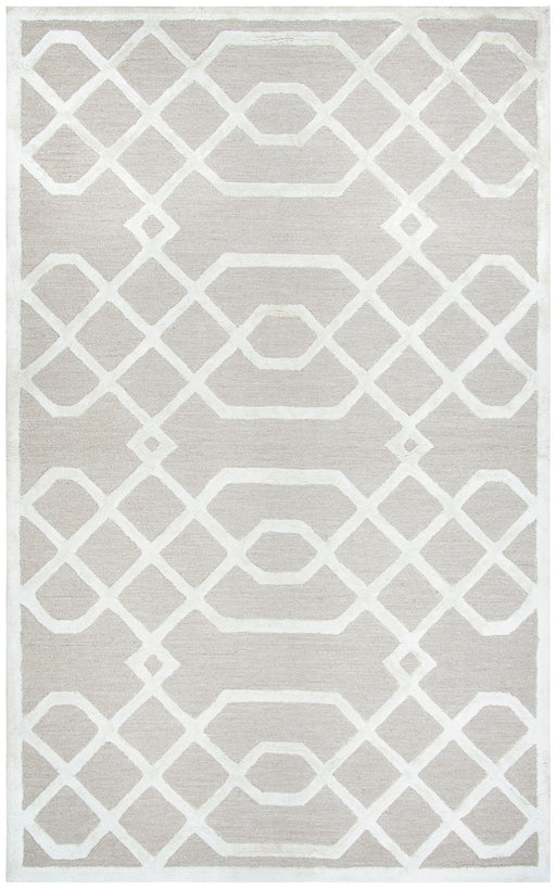 Rizzy Home Monroe ME316A Beige Trellis Area Rug