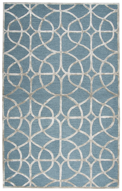 Rizzy Home Monroe ME319A Ivory Trellis Area Rug