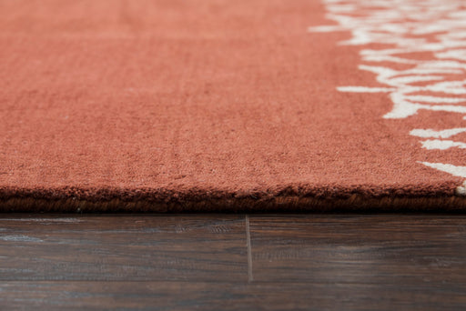 Rizzy Home Marianna Fields MF092A Rust Ornamental Area Rug