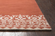 Rizzy Home Marianna Fields MF092A Rust Ornamental Area Rug