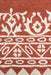 Rizzy Home Marianna Fields MF092A Rust Ornamental Area Rug