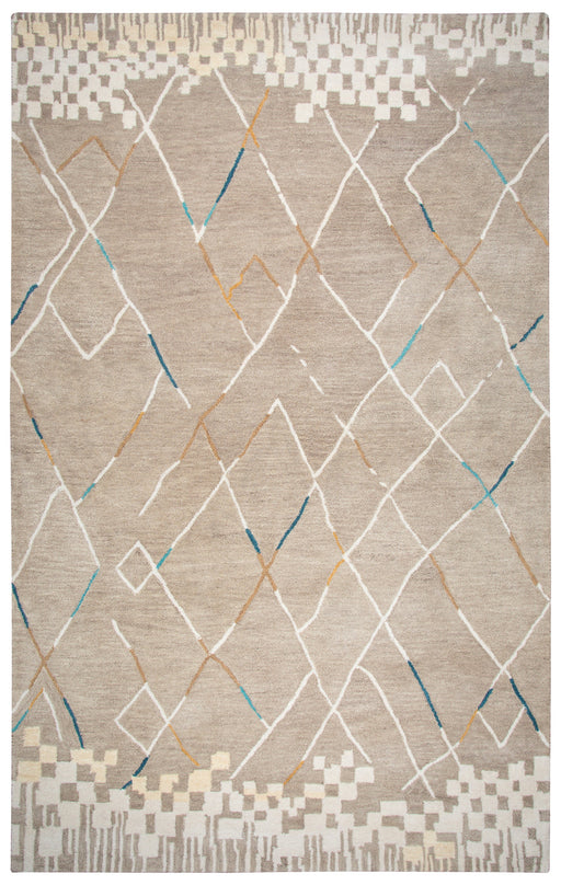 Rizzy Home Marianna Fields MF761A Natural Blocks,Lines Area Rug