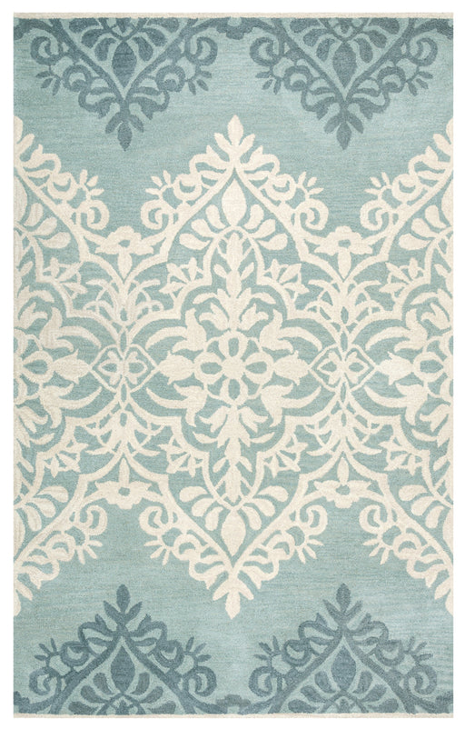 Rizzy Home Marianna Fields MF9444 Blue/Green Ornamental Area Rug