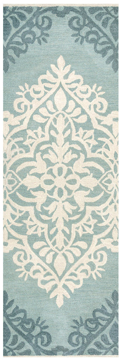 Rizzy Home Marianna Fields MF9444 Blue/Green Ornamental Area Rug