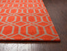 Rizzy Home Marianna Fields MF9452 Red Trellis Area Rug